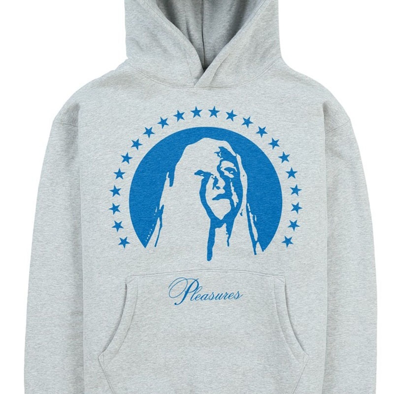 ��PLEASURES/�ץ쥸�㡼����CRITIC HOODIE �ѡ����� / HEATHER GREY