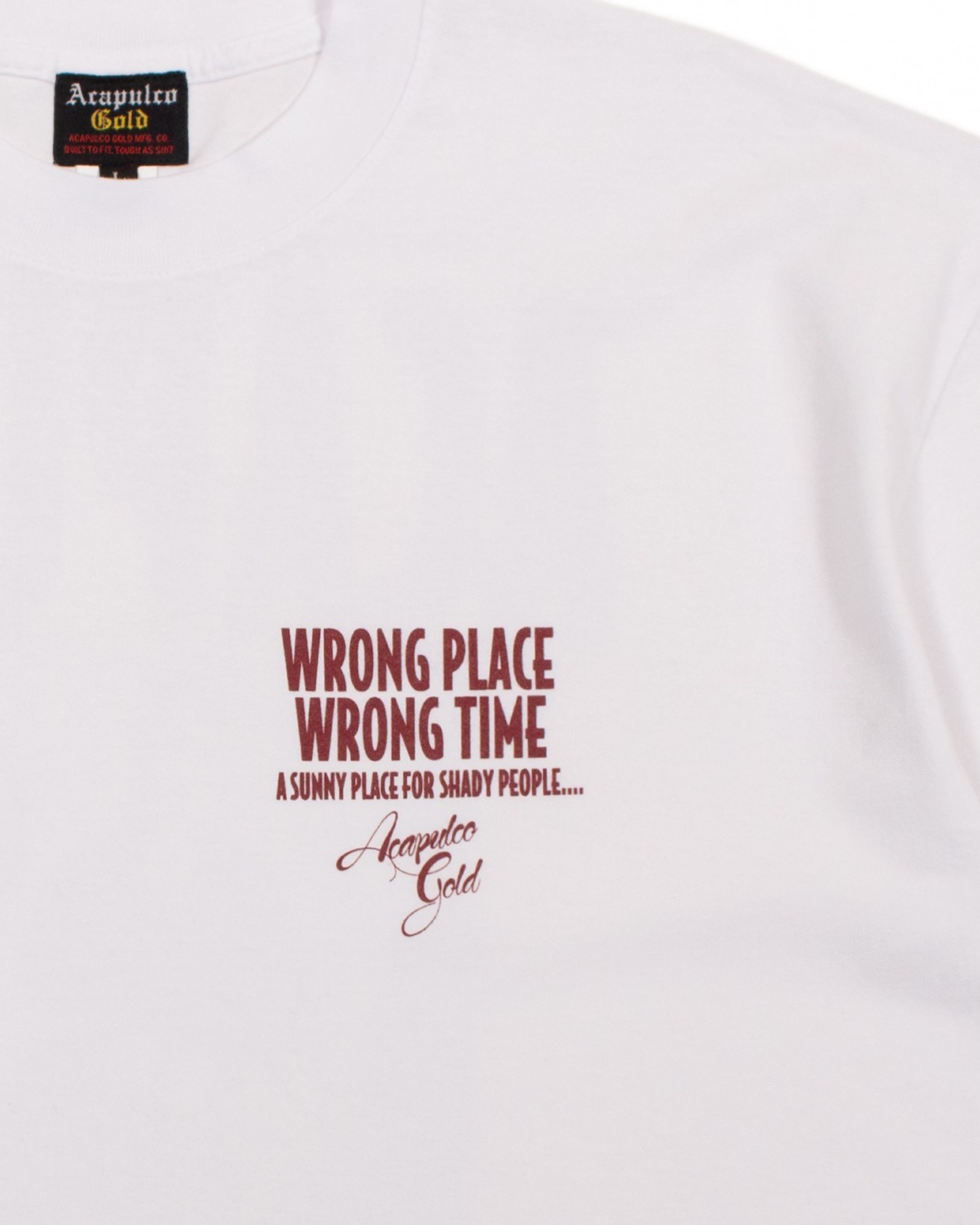 ��ACAPULCO GOLD/�����ץ륳 ������ɡ�UNLUCKY TEE T����� / WHITE
