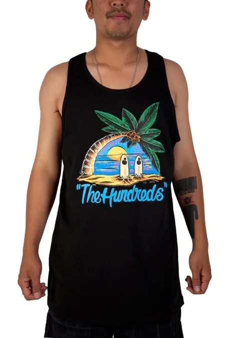 THE HUNDREDS/ϥɥåġISLAND TANK 󥯥ȥå / BLACK