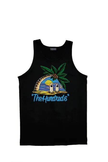 THE HUNDREDS/ϥɥåġISLAND TANK 󥯥ȥå / BLACK