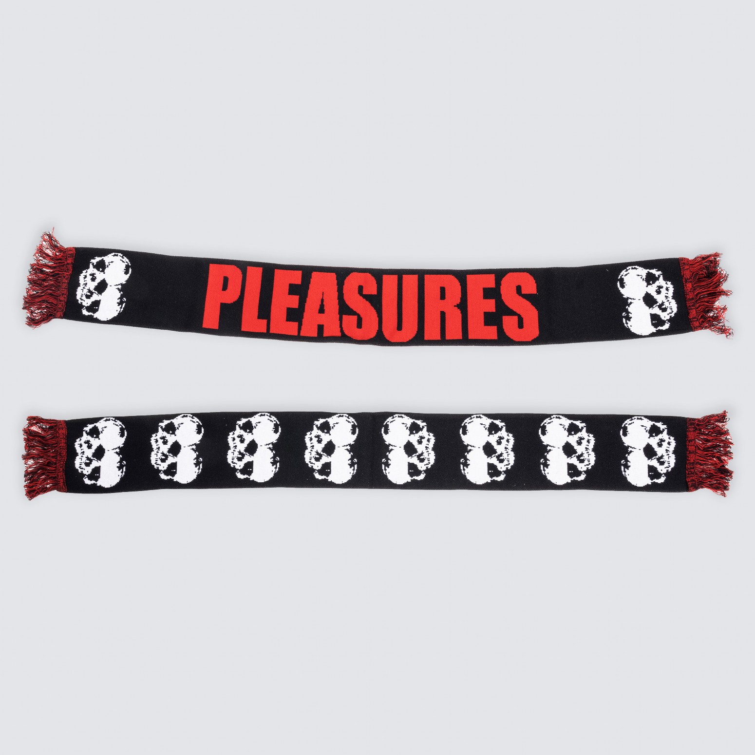 ��PLEASURES/�ץ쥸�㡼����SKULL SCARF �������� / BLACK
