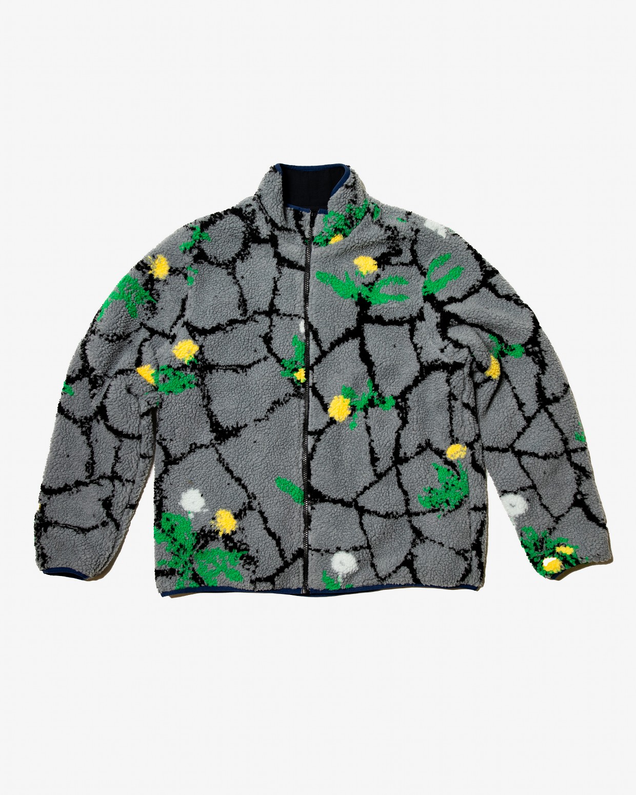 ��RAISED BY WOLVES/�쥤���ɥХ�����֥���DMA REVERSIBLE FLEECE JACKET ���㥱�å� / BLACK