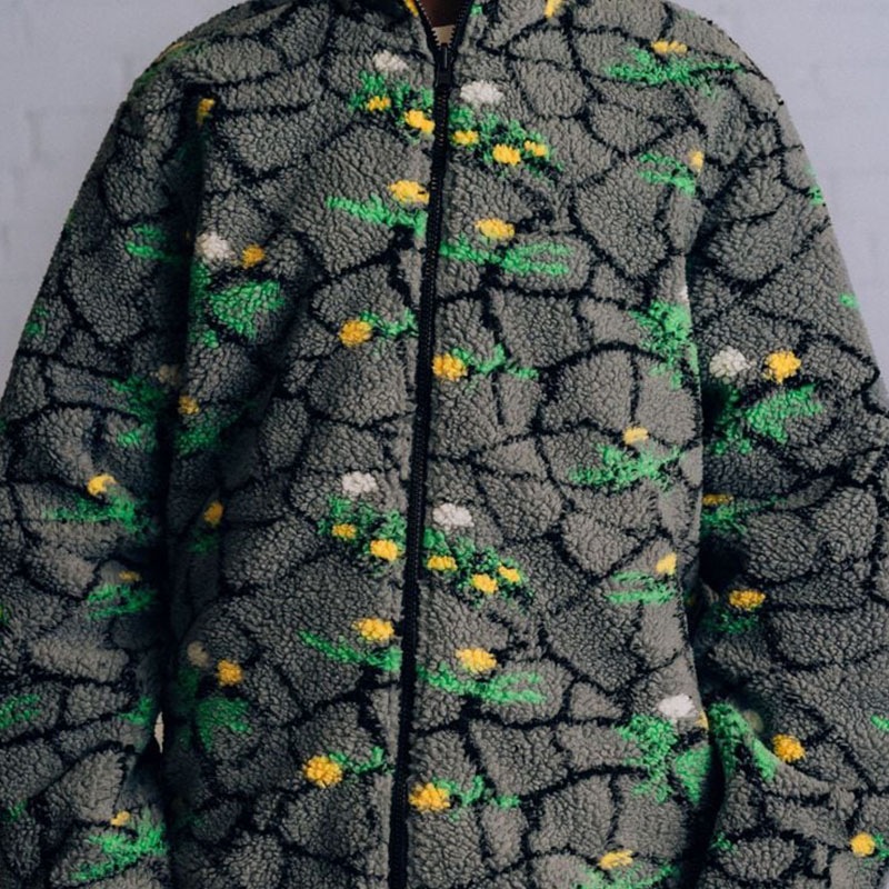 ��RAISED BY WOLVES/�쥤���ɥХ�����֥���DMA REVERSIBLE FLEECE JACKET ���㥱�å� / BLACK