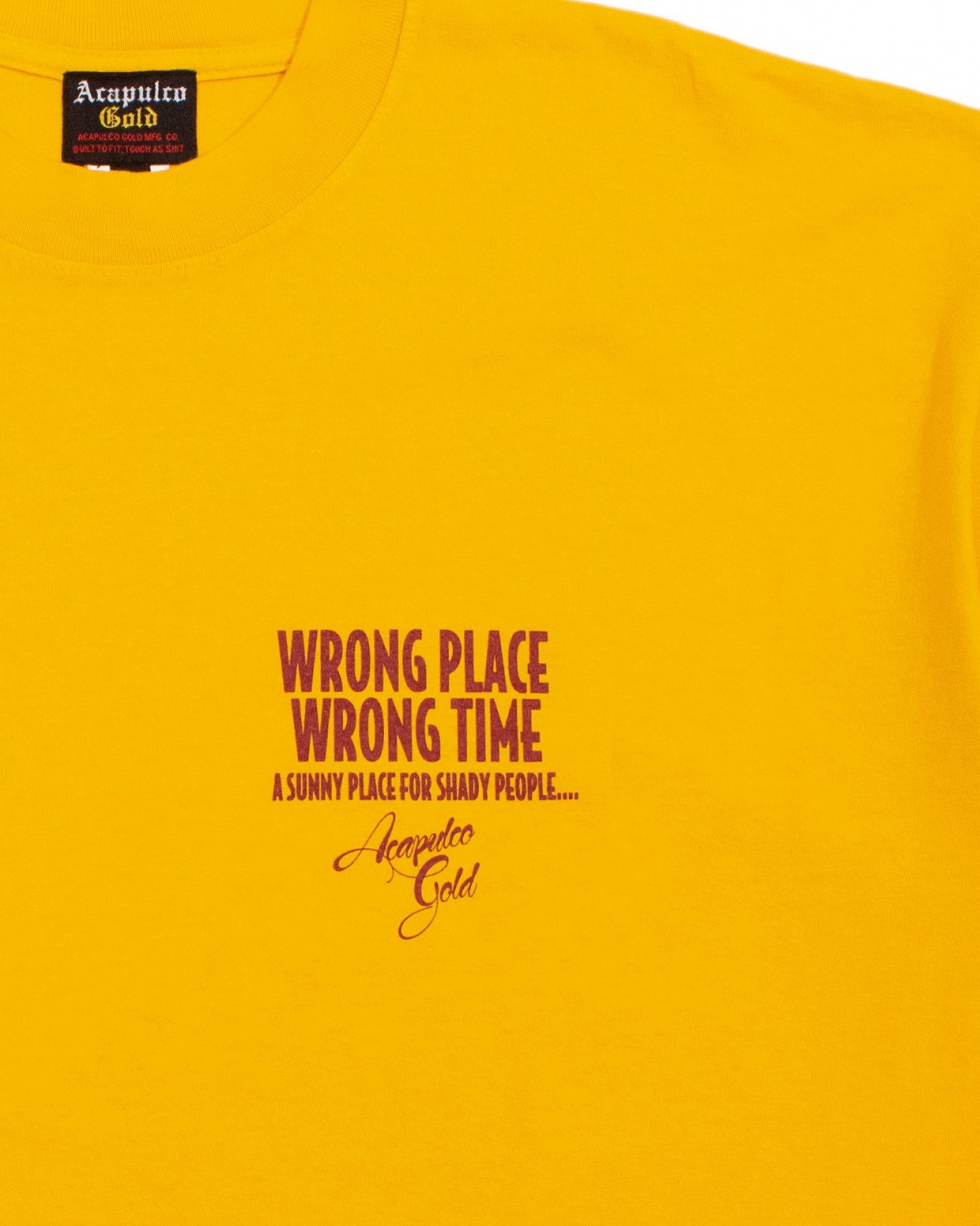 ��ACAPULCO GOLD/�����ץ륳 ������ɡ�UNLUCKY TEE T����� / GOLD