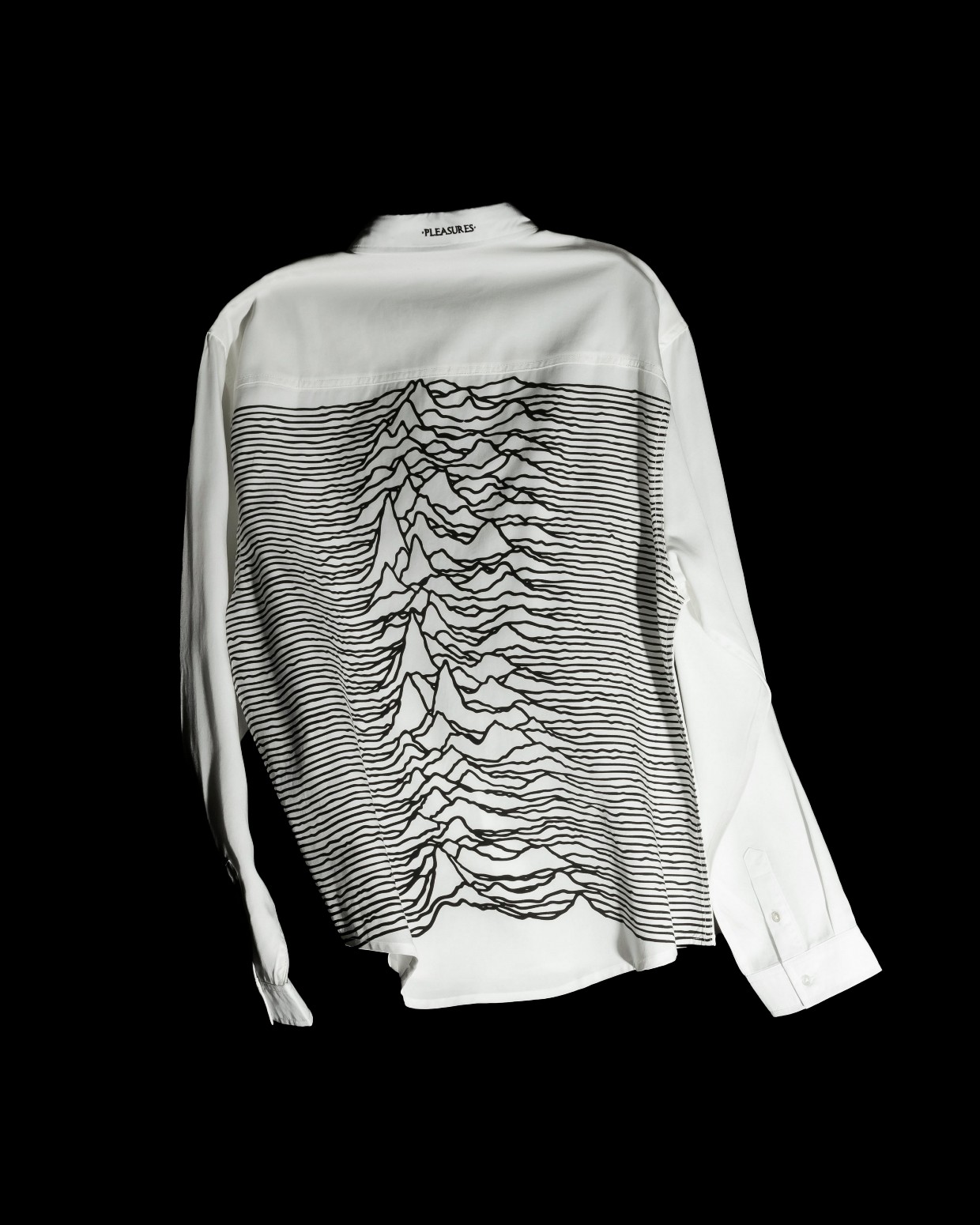 ��PLEASURES/�ץ쥸�㡼����JOY DIVISION/���祤���ǥ�����������NOTHING BUTTON DOWN Ĺµ����� / WHITE