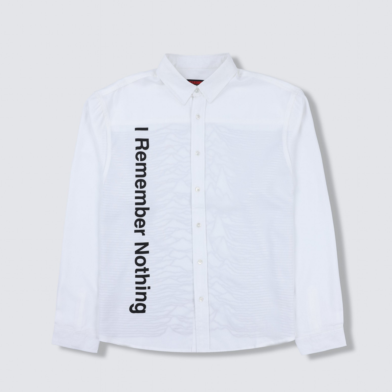 ��PLEASURES/�ץ쥸�㡼����JOY DIVISION/���祤���ǥ�����������NOTHING BUTTON DOWN Ĺµ����� / WHITE