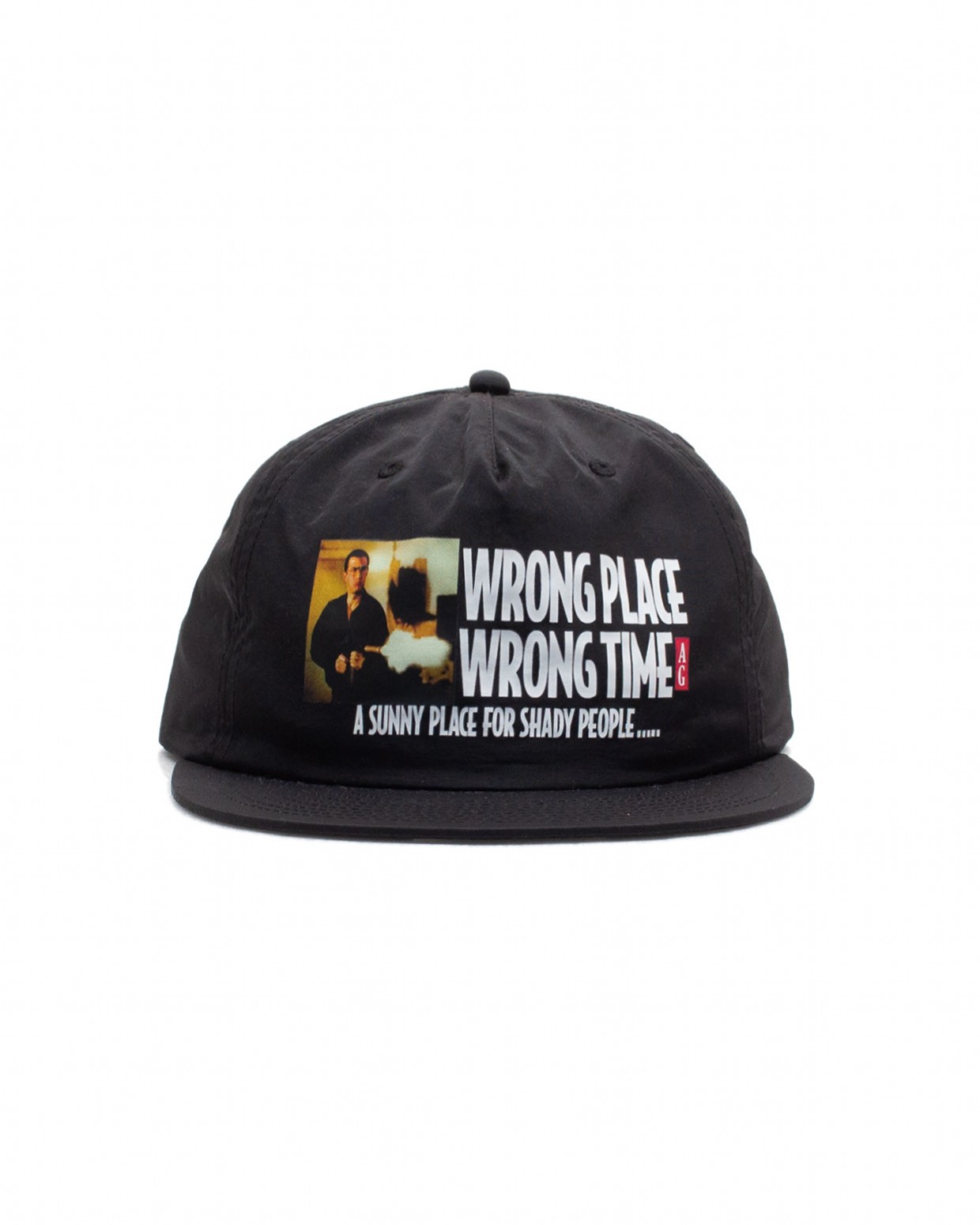 ��ACAPULCO GOLD/�����ץ륳 ������ɡ�UNLUCKY 5PANEL LT. WEIGHT NYLON SNAPBACK ����å� / BLACK/WHITE