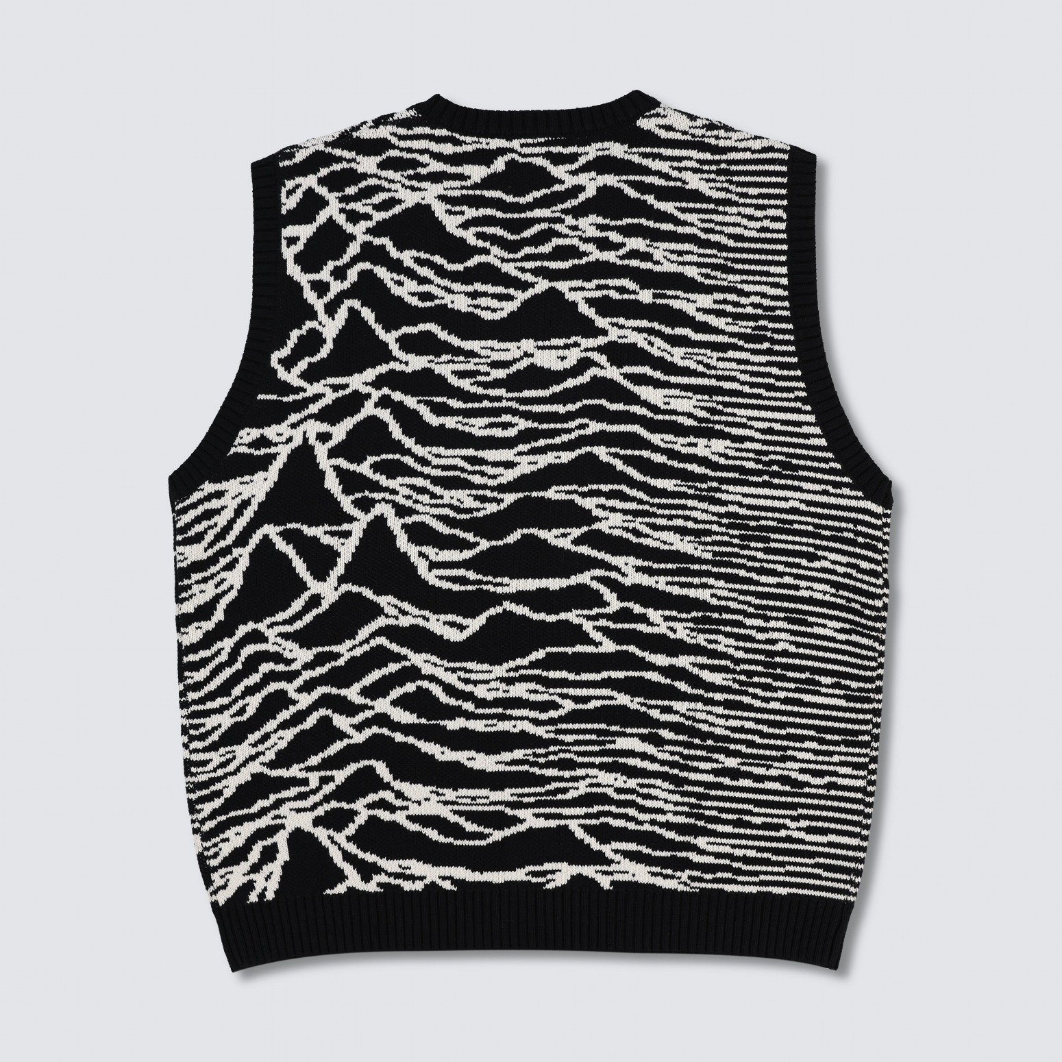 PLEASURES/ץ쥸㡼JOY DIVISION/祤ǥINTERZONE SWEATER VEST ˥åȥ٥ / BLACK