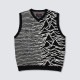 PLEASURES/ץ쥸㡼JOY DIVISION/祤ǥINTERZONE SWEATER VEST ˥åȥ٥ / BLACK