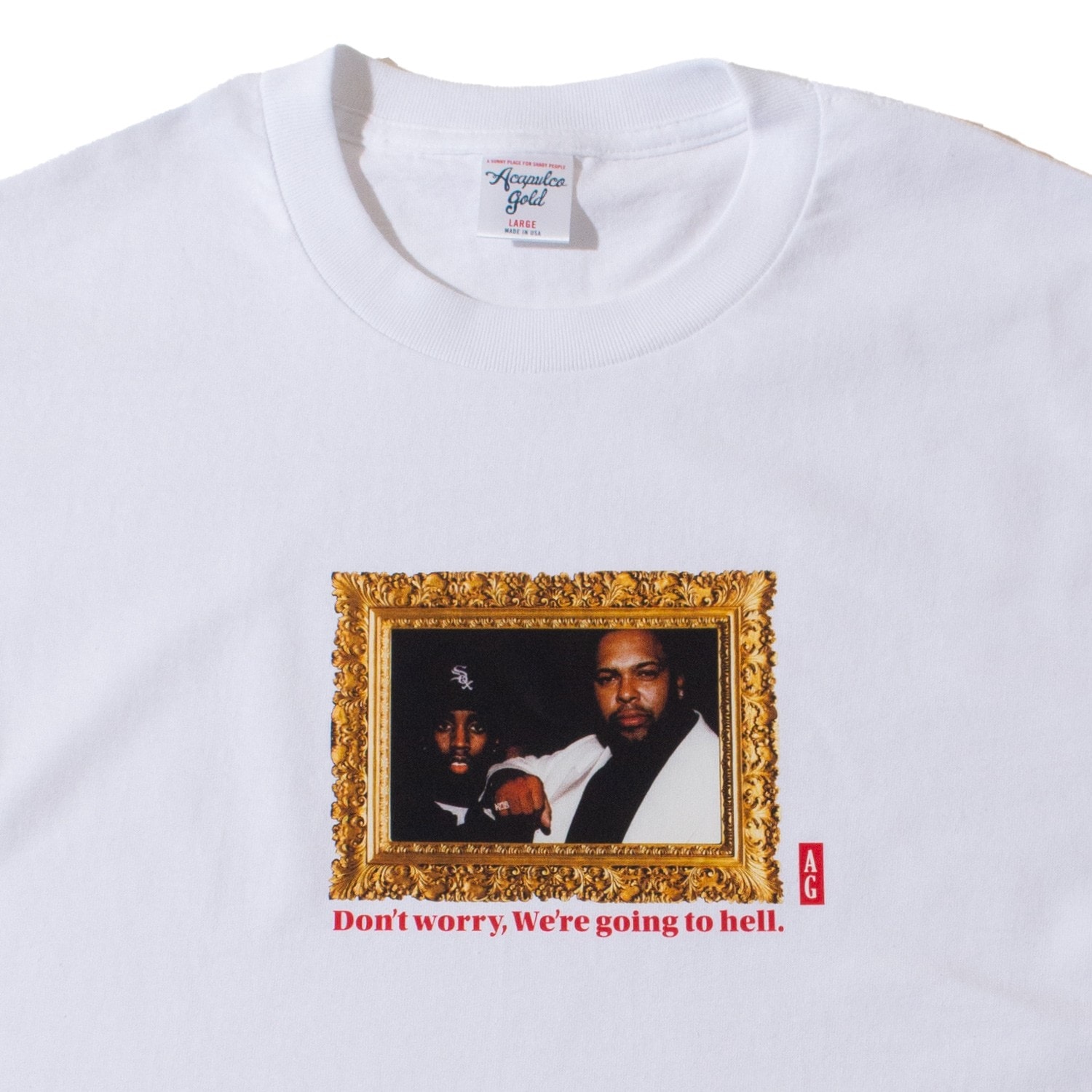 ACAPULCO GOLD/ץ륳 ɡTHATS LIFE TEE T / WHITE