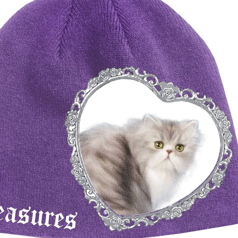 ��PLEASURES/�ץ쥸�㡼����KITTY SKULLY �˥å�˹ / EGGPLANT