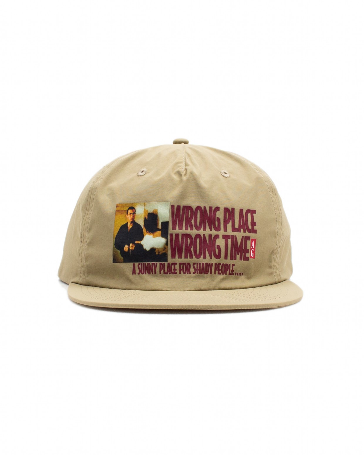 ��ACAPULCO GOLD/�����ץ륳 ������ɡ�UNLUCKY 5PANEL LT. WEIGHT NYLON SNAPBACK ����å� / BEIGE
