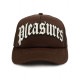 PLEASURES/ץ쥸㡼TWITCH TRUCKER CAP å / BROWN