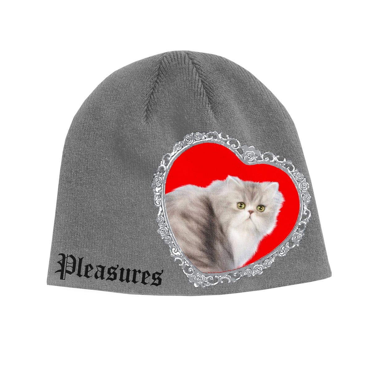 ��PLEASURES/�ץ쥸�㡼����KITTY SKULLY �˥å�˹ / GREY