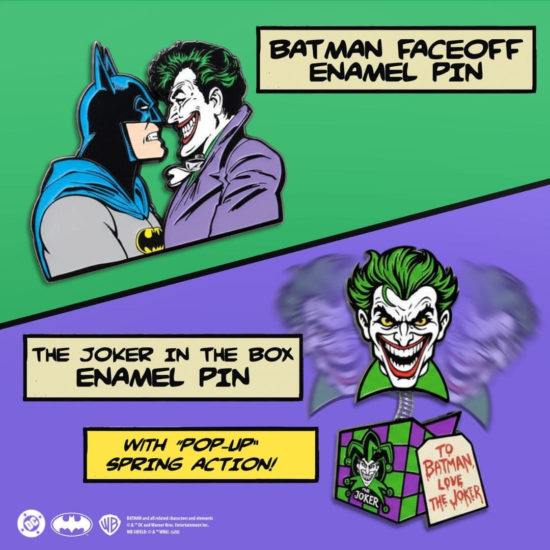 ��HANCHOLO/�ϥ������ߥХåȥޥ��BATMAN FACEOFF ENAMEL PIN �ԥ�Хå� / 