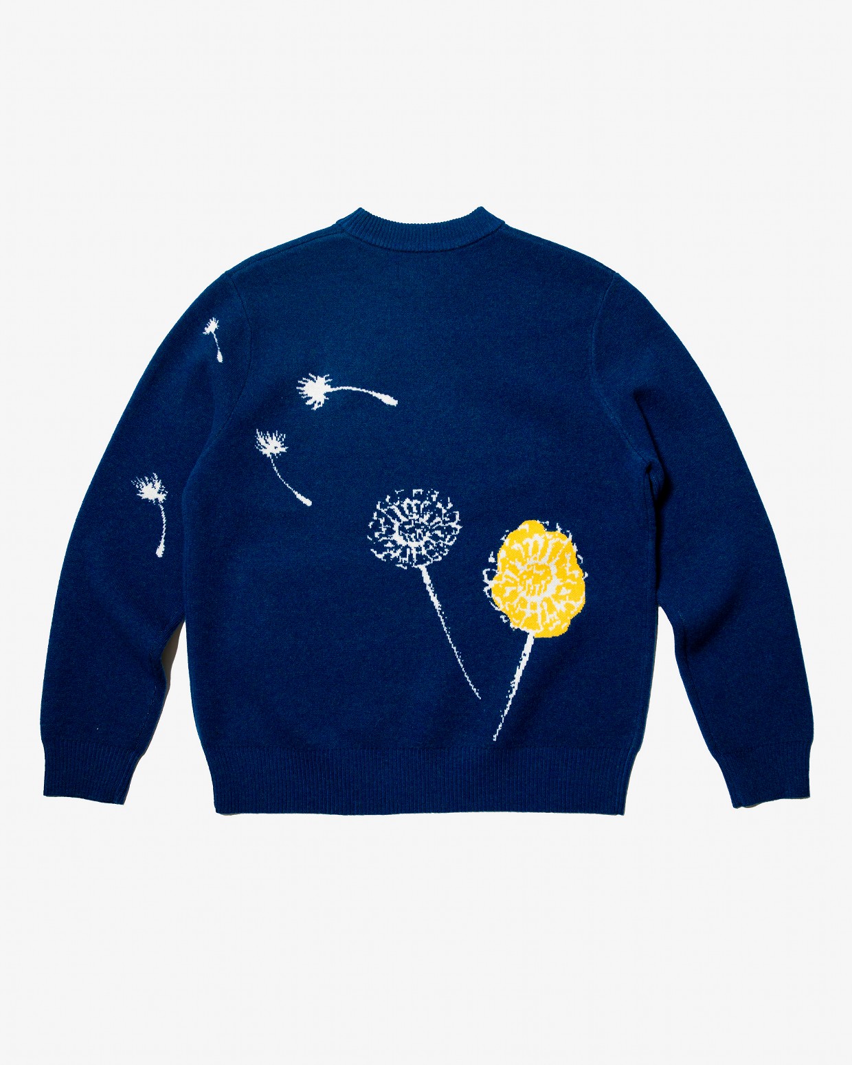 ��RAISED BY WOLVES/�쥤���ɥХ�����֥���DMA INTARSIA SWEATER �������� / HEATHERED INDIGO