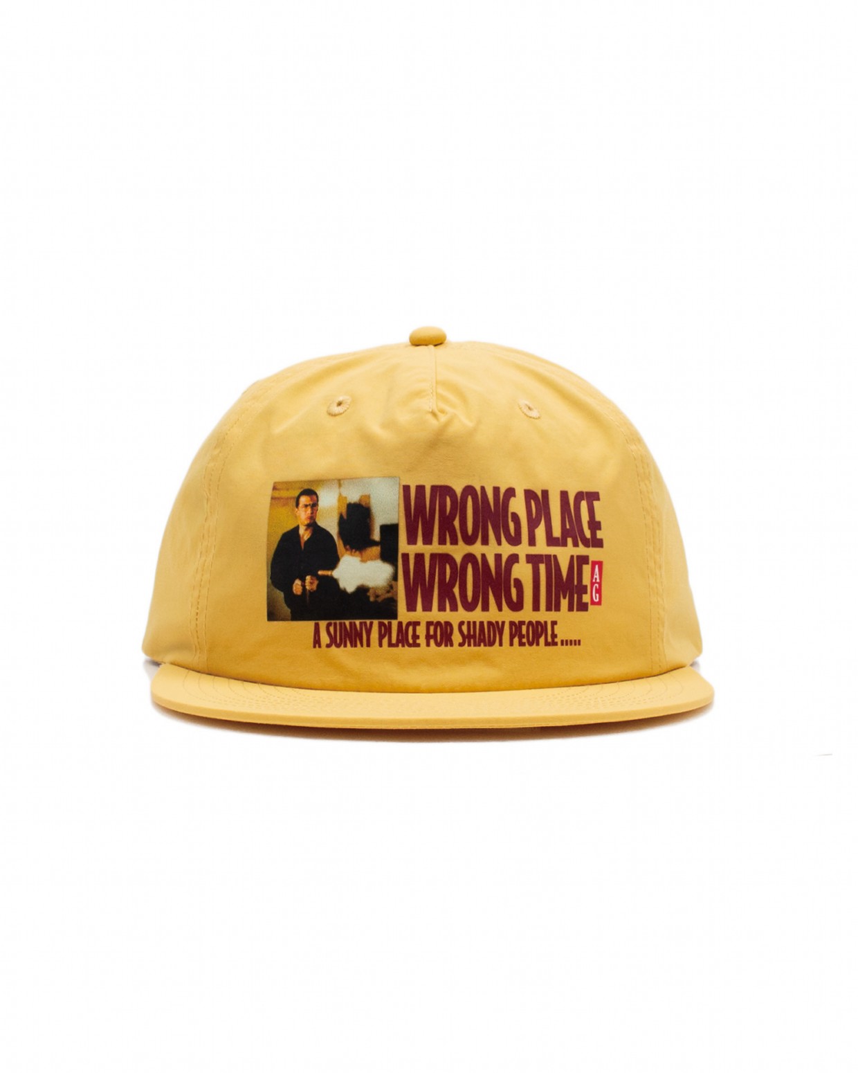 ��ACAPULCO GOLD/�����ץ륳 ������ɡ�UNLUCKY 5PANEL LT. WEIGHT NYLON SNAPBACK ����å� / MUSTARD
