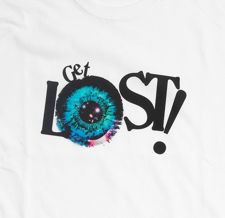 RAISED BY WOLVES/쥤ɥХ֥GET LOST! TEE T / WHITE ۥ磻