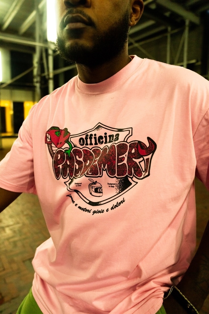 PAS DE MER/ѥɥOFFICINA T-SHIRT T / PINK