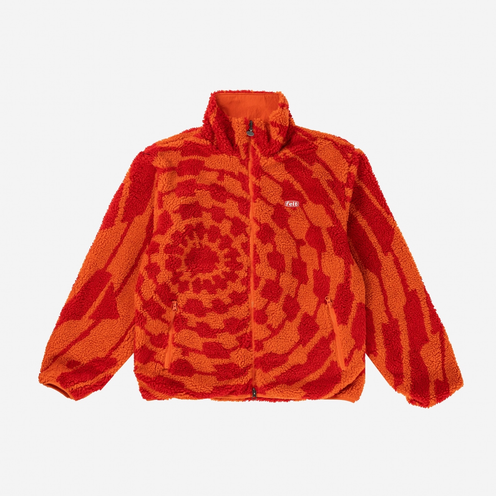 ��FELT/�ե���ȡ�VOLUTE REVERSIBLE JACKET ��С����֥른�㥱�å� / ORANGE & BRICK