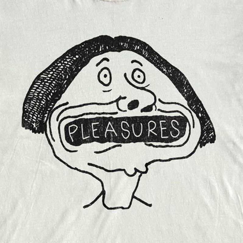 PLEASURES/ץ쥸㡼MOUTHFUL RINGER T-SHIRT T / NATURAL