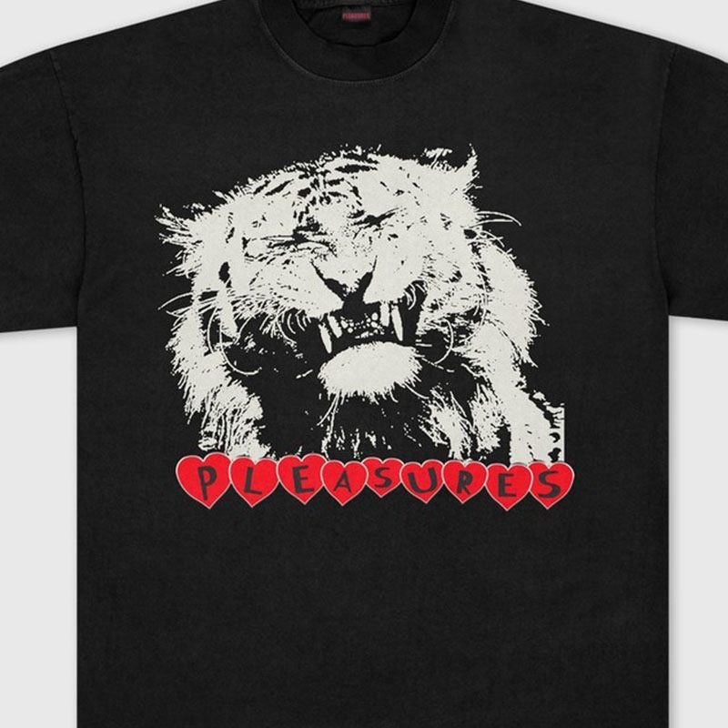 ��PLEASURES/�ץ쥸�㡼����GRIN T-SHIRT T����� / BLACK