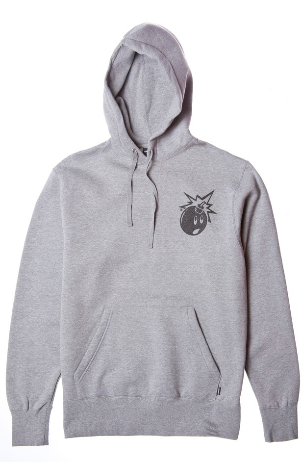 ��THE HUNDREDS/�����ϥ�ɥ�åġ�SIMPLE ADAM PULLOVER / GUNMETAL HEATHER