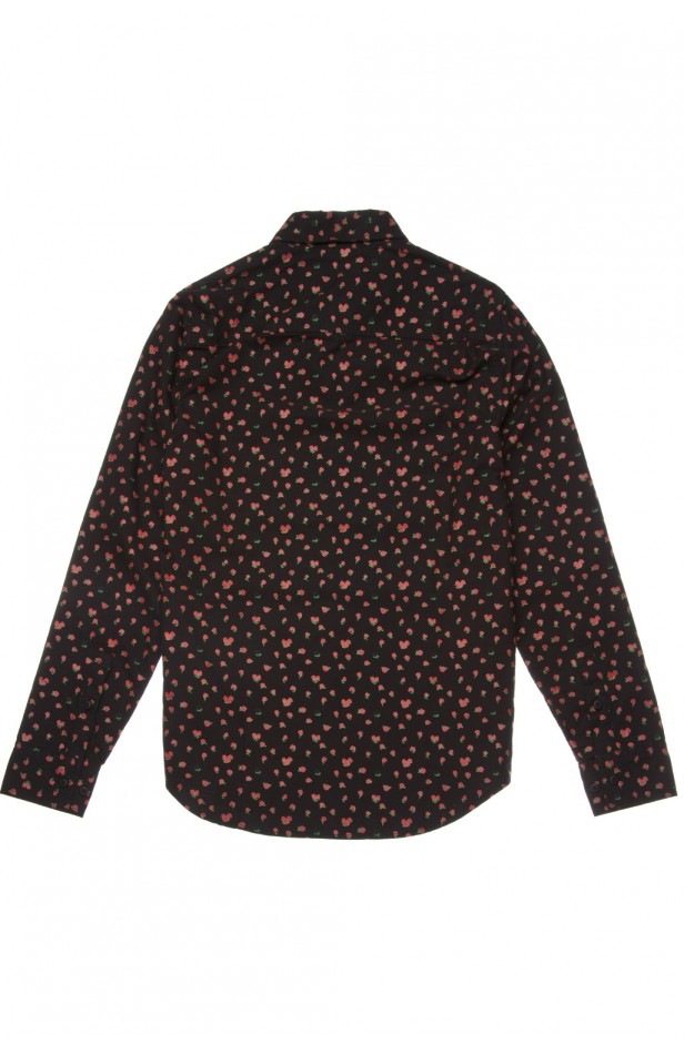 ��THE HUNDREDS/�����ϥ�ɥ�åġ�CURTIS LS WOVEN / BLACK �֥�å� ��