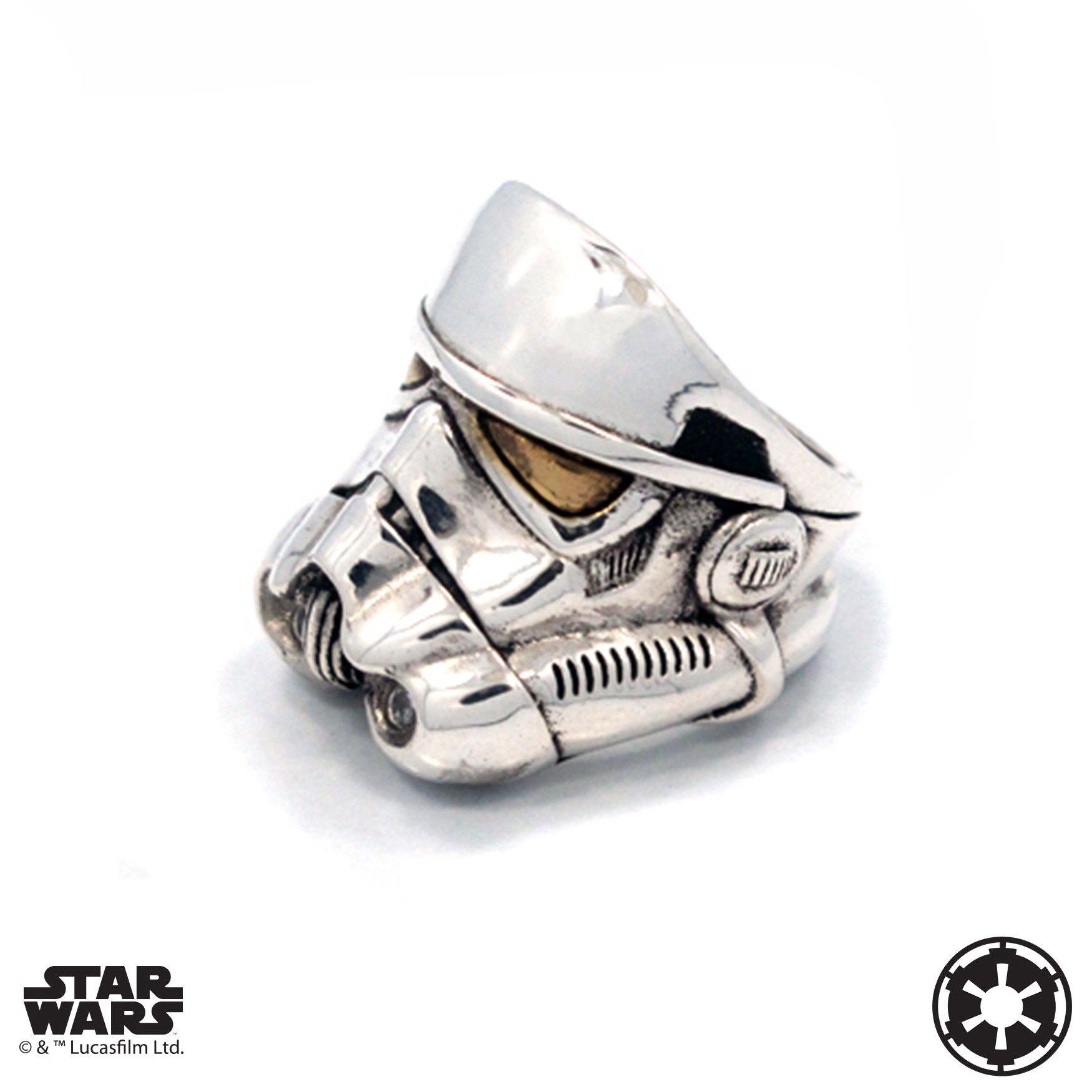 HANCHOLO/ϥ  STAR WARS/STORMTROOPER RING - PRECIOUS METALS  HCSW162 / STERLING 925