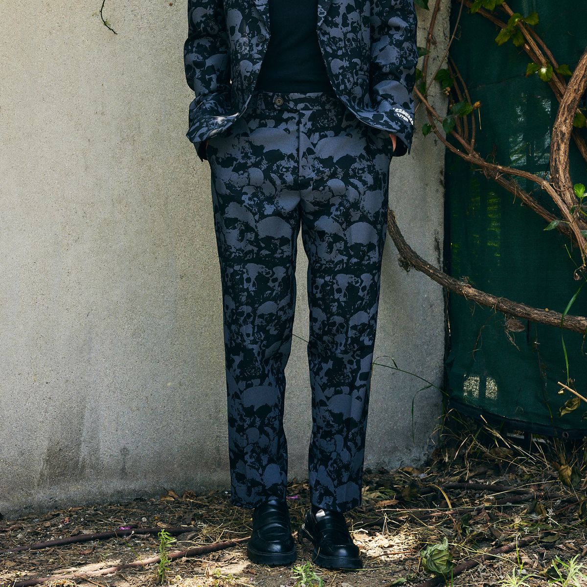 PLEASURES/ץ쥸㡼IUTER/DANTE TROUSERS ѥ / BLACK