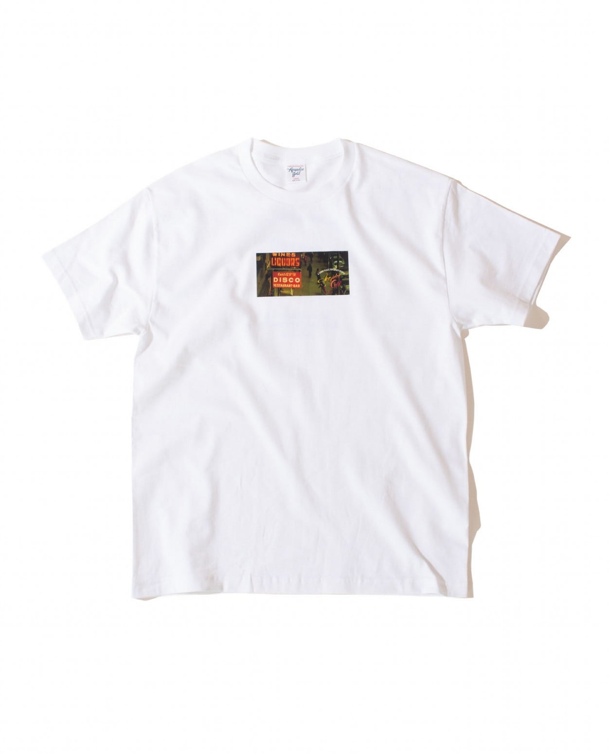 ACAPULCO GOLD/ץ륳 ɡGRADATION LOGO TEE T / WHITE