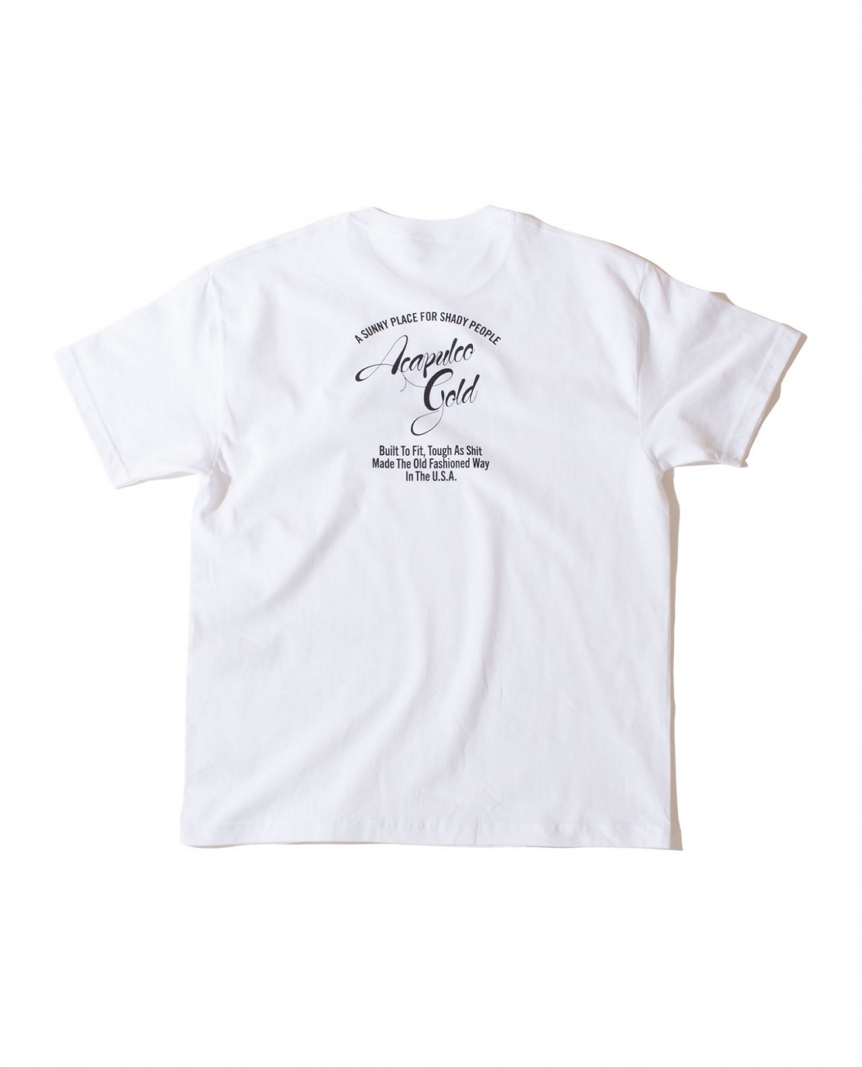 ACAPULCO GOLD/ץ륳 ɡGRADATION LOGO TEE T / WHITE