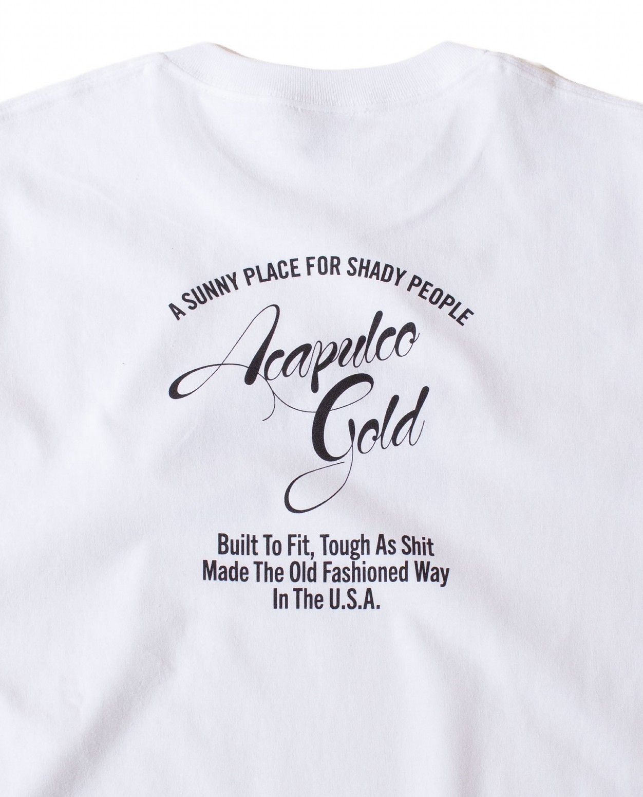 ACAPULCO GOLD/ץ륳 ɡGRADATION LOGO TEE T / WHITE