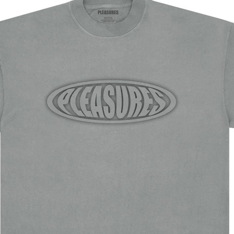 PLEASURES/ץ쥸㡼SANDBLAST T-SHIRT T / DARK SILVER