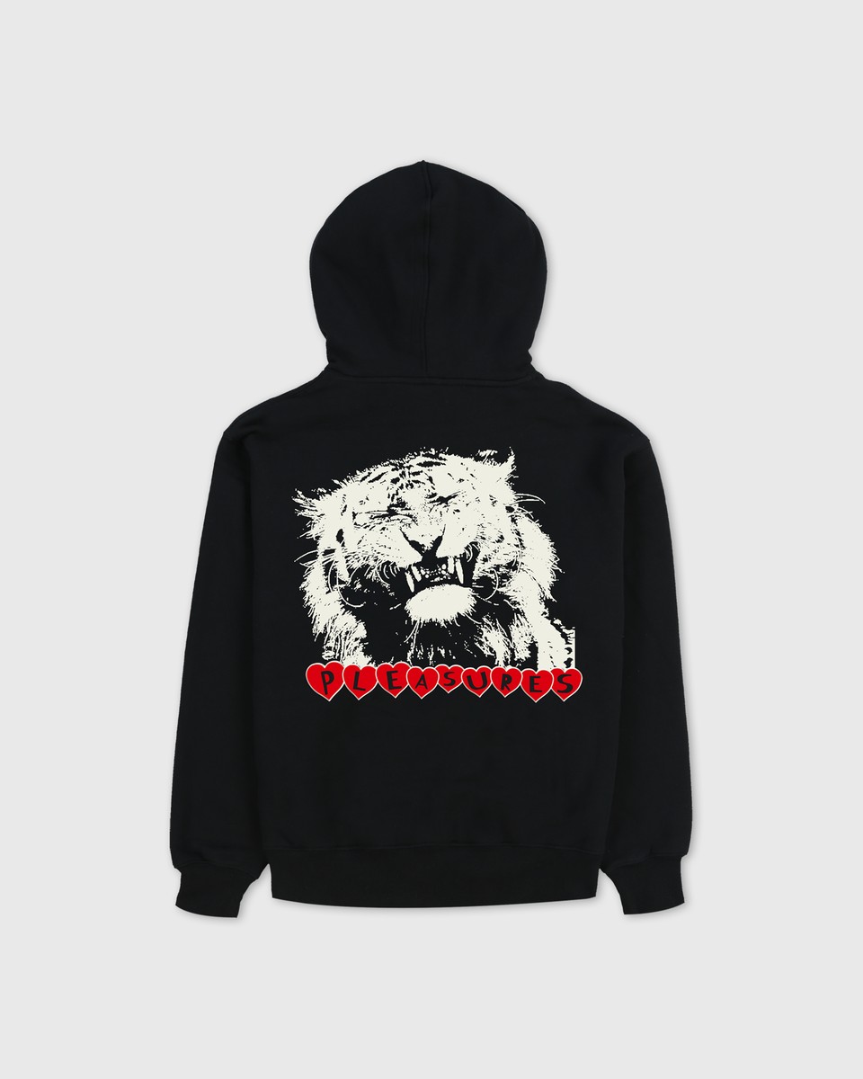 ��PLEASURES/�ץ쥸�㡼����GRIN HOODIE �ѡ����� / BLACK