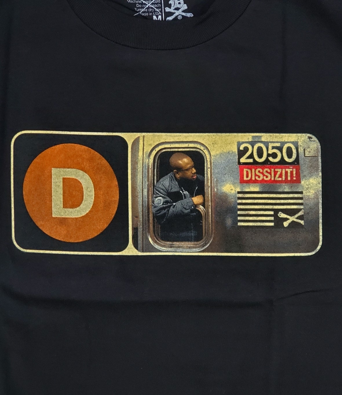 ��DISSIZIT/�ǥ����������åȡ�THE D LINE TEE T����� / BLACK �֥�å�