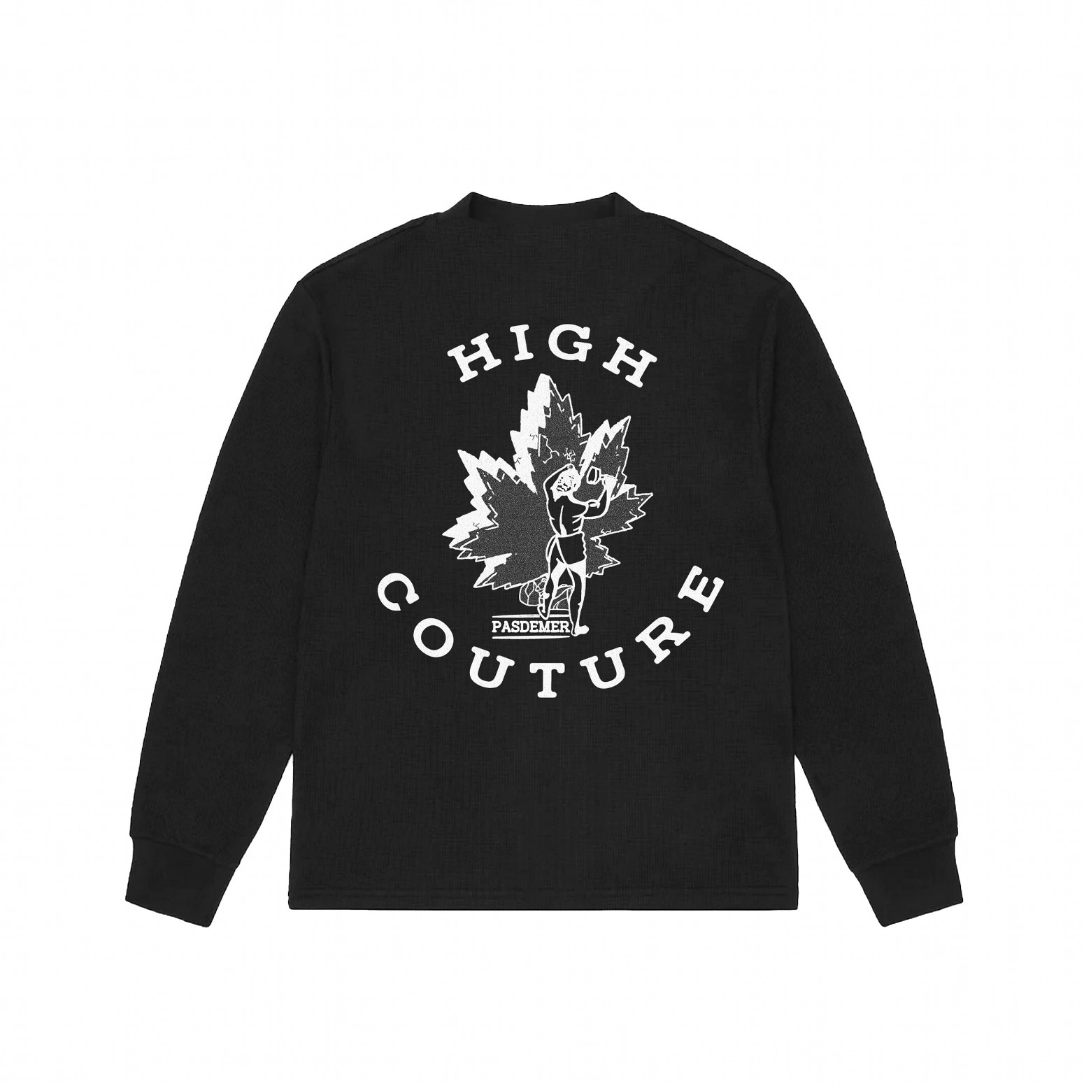 PAS DE MER/ѥɥHIGH COUTURE LONGSLEEVE ĹµT / VINTAGE BLACK