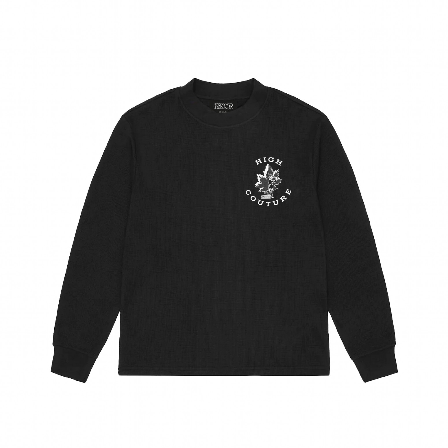 PAS DE MER/ѥɥHIGH COUTURE LONGSLEEVE ĹµT / VINTAGE BLACK