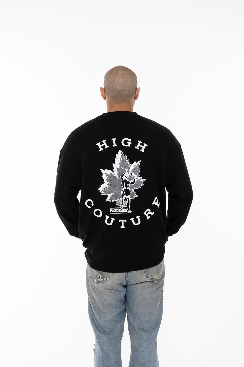 PAS DE MER/ѥɥHIGH COUTURE LONGSLEEVE ĹµT / VINTAGE BLACK