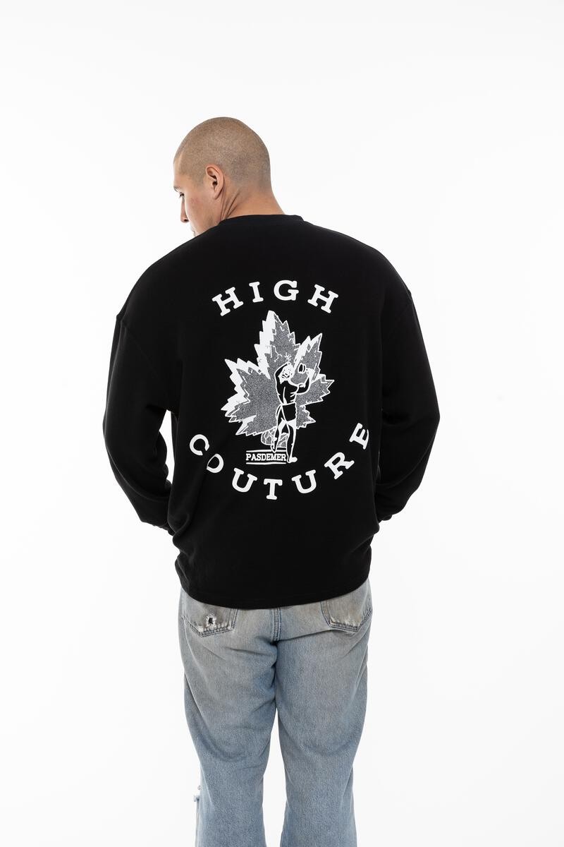 PAS DE MER/ѥɥHIGH COUTURE LONGSLEEVE ĹµT / VINTAGE BLACK