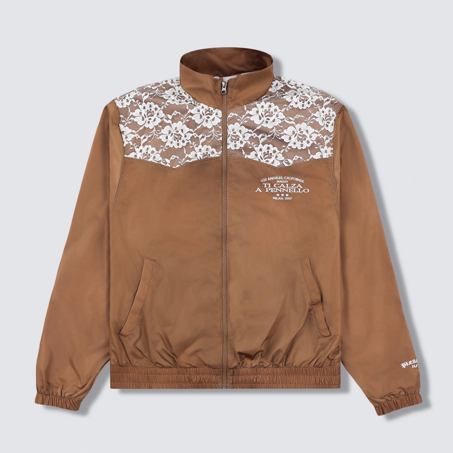 PLEASURES/ץ쥸㡼IUTER/FRANCESCA TRACK JACKET ȥå㥱å / BROWN