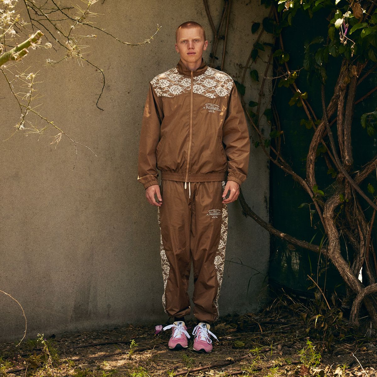 PLEASURES/ץ쥸㡼IUTER/FRANCESCA TRACK JACKET ȥå㥱å / BROWN