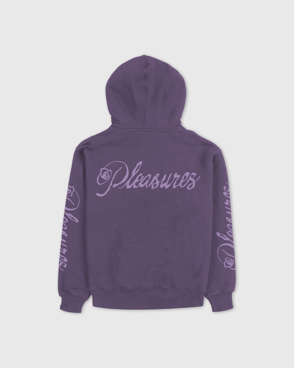 ��PLEASURES/�ץ쥸�㡼����SCRAWL HOODIE �ѡ����� / EGGPLANT