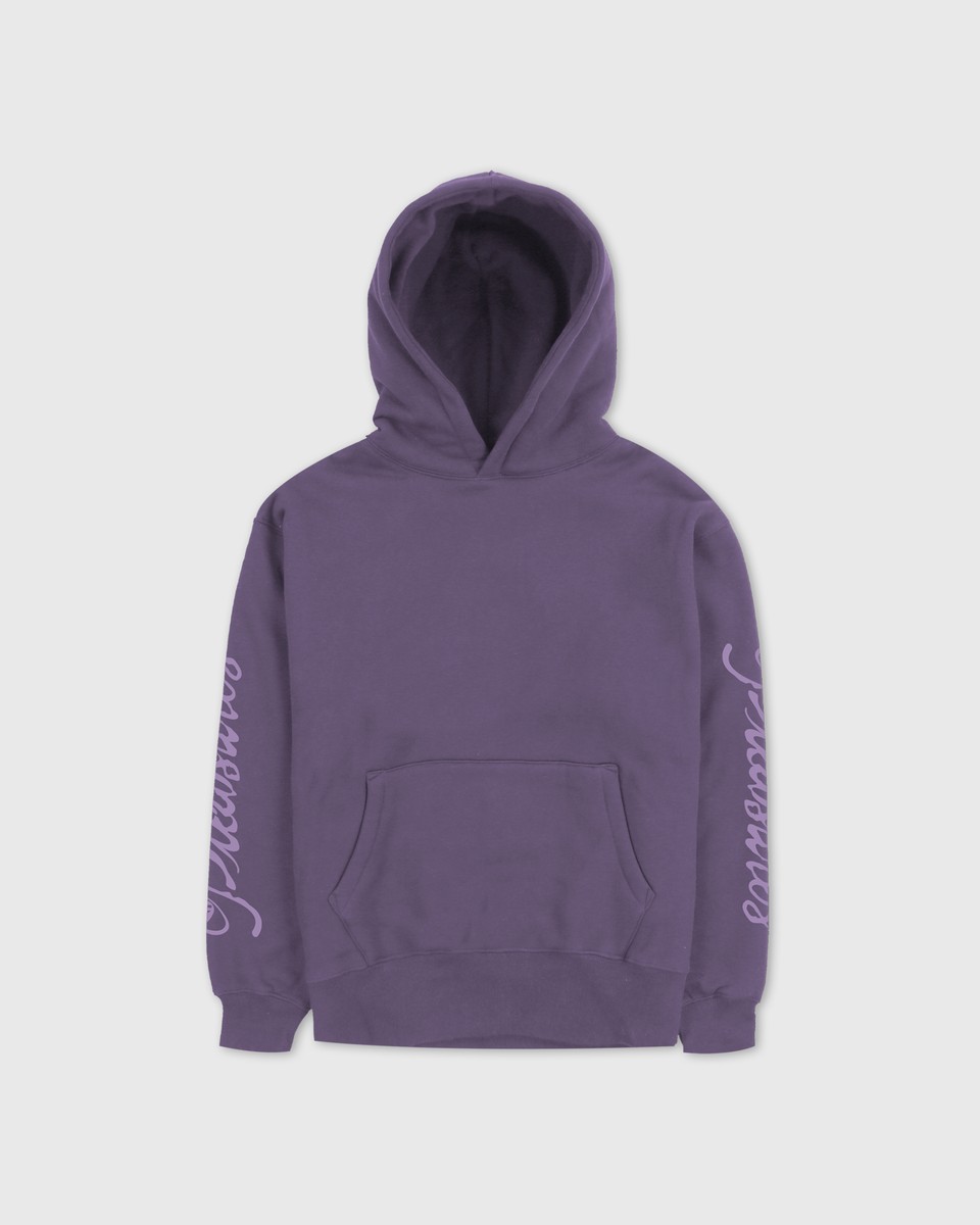 ��PLEASURES/�ץ쥸�㡼����SCRAWL HOODIE �ѡ����� / EGGPLANT