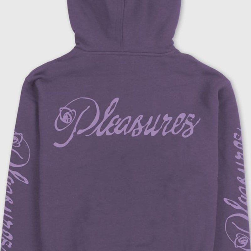 ��PLEASURES/�ץ쥸�㡼����SCRAWL HOODIE �ѡ����� / EGGPLANT