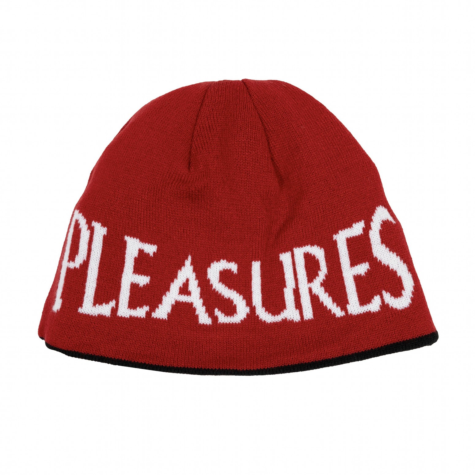PLEASURES/ץ쥸㡼CROSSES REVERSIBLE BEANIE ˥å˹ / BLACK/RED