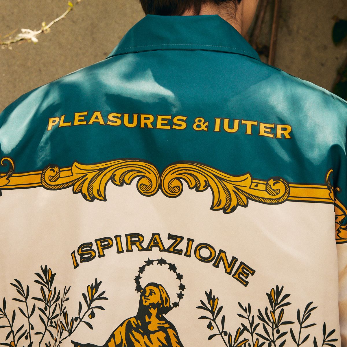 PLEASURES/ץ쥸㡼IUTER/LORENZO COACH JACKET 㥱å / DARK GREEN