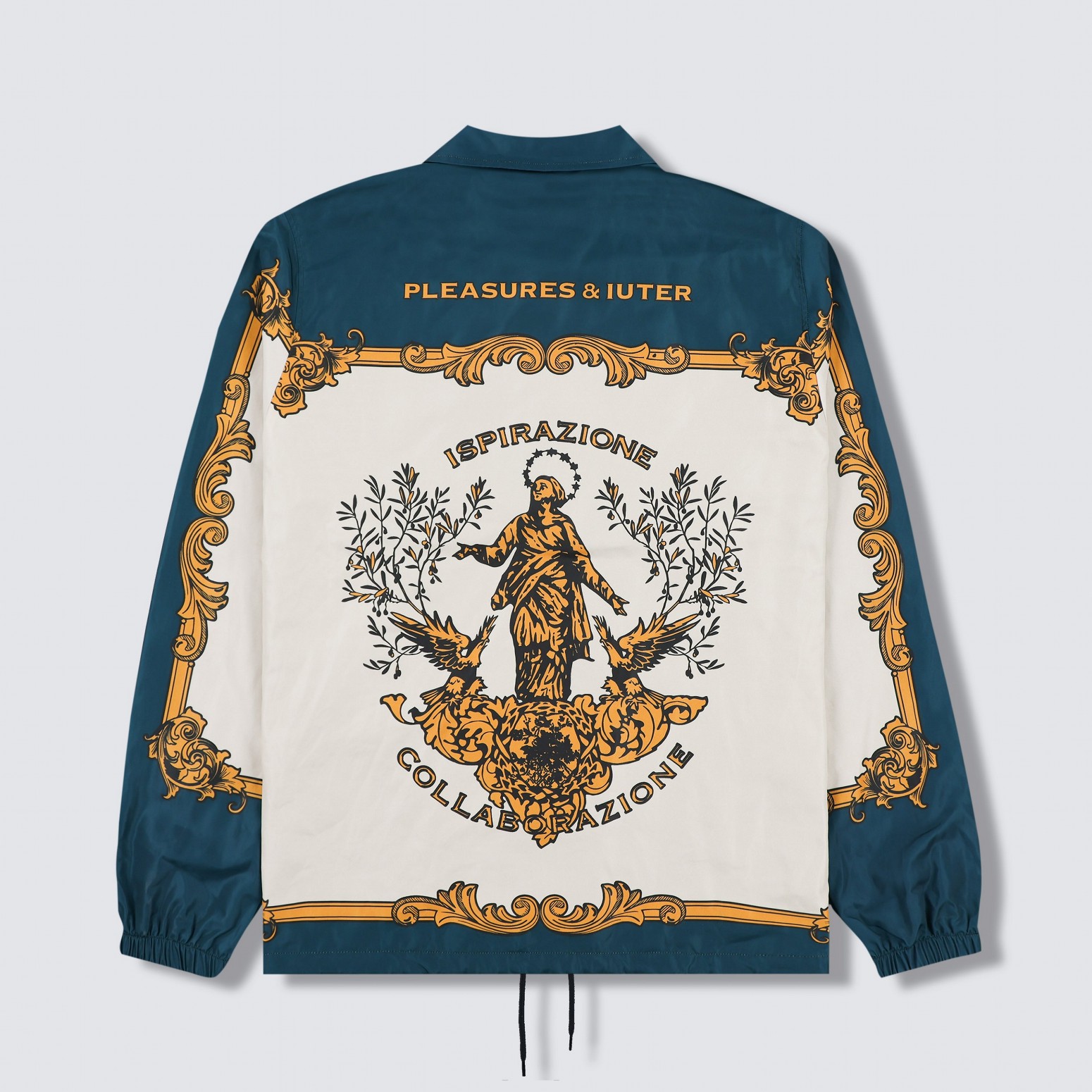 PLEASURES/ץ쥸㡼IUTER/LORENZO COACH JACKET 㥱å / DARK GREEN