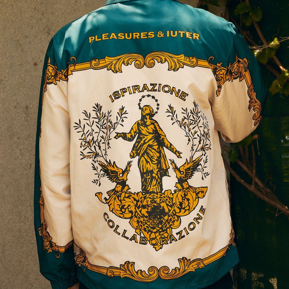 PLEASURES/ץ쥸㡼IUTER/LORENZO COACH JACKET 㥱å / DARK GREEN