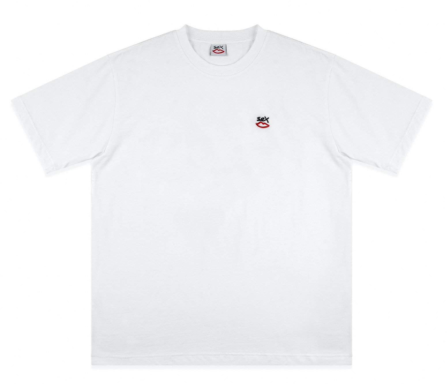 SEX SKATEBOARDS/åȥܡɡMINI EMBROIDERED LOGO  T / WHITE